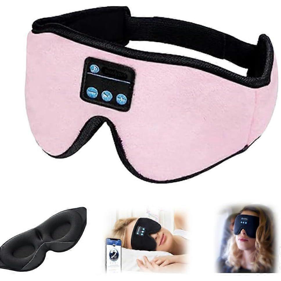 Kabellose Bluetooth 5.2 Schlafmaske Schlafkopfhörer Augenmaske Bluetooth-Kopfhörer, 3D-Augenmaske zum Schlafen Musik Schlaf-Kopfhörer für Männer/Frauen Mus