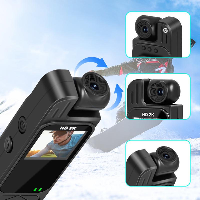 HD Infrared Pocket Camera: Action, Meeting & Law Enforcement Recorder with Screen & Back Clip