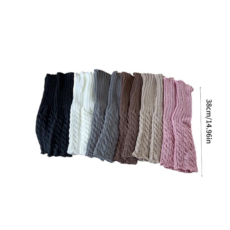 Fashion Knit Leg Warmers for Little Girls Knee High Socks for Dress Toddler Winter Slouchy Socks Thicken Warm Leggings