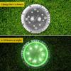 4pcs Solar Ground  Lights Outdoor, 8LED Solar Floor Lights Outdoor, Solar Garden Lights Solar Path Lights for Lawn Pathway Patio, Colorful/Warm White