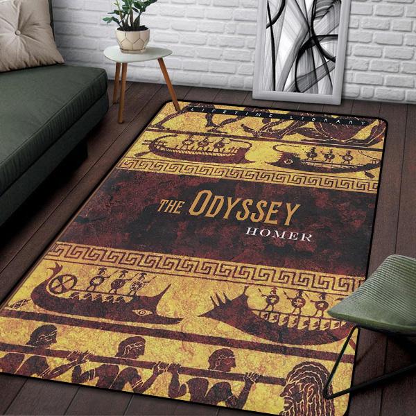 Ancient Greek Homeric Mythology THE ODYSSEY Printed Carpet Living Room Sofa Bedroom Bedside Mat Bathroom Absorbent rugs