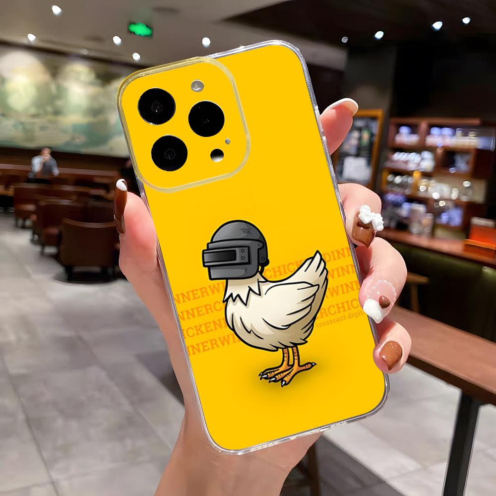 P-Pubg G-Spiel Handyhülle Für IPhone 17 Air 16 E 15 14 13 12 Mini 11 Pro Max Anti Transparent Sturzschutzhülle