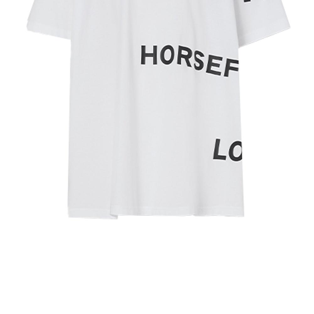 Burberry Drop Shoulder Sleeve T Shirt Women's White 80487481