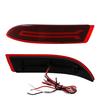 2PCS Car Reflector For Toyota Avanza 2015 2016 2017 LED Rear Fog Lamp Brake Light Bumper Light Auto Bulb Decoration Lamp