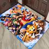 Tappeto Anime Pirati per Soggiorno Camera da Letto Casa Decorazione Divano, Tappetino Antiscivolo per Giochi Bambini
