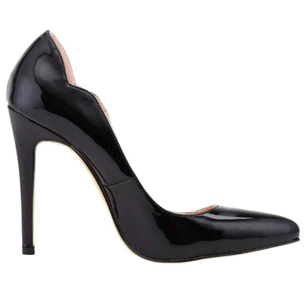 Pantofi cu toc pentru femei, la modă, clasici, sexy, cu toc înalt de 11 cm, cu vârf ascuțit, stilettos slip-on eleganți pentru dans jazz, pantofi de nuntă roșii cu gradient