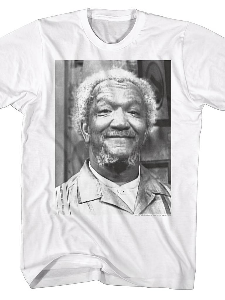 Redd Foxx'S Sanford And Son Resolution White T-Shirt Gift, Unisex, Products, Soft, Breathable, Lightweight
