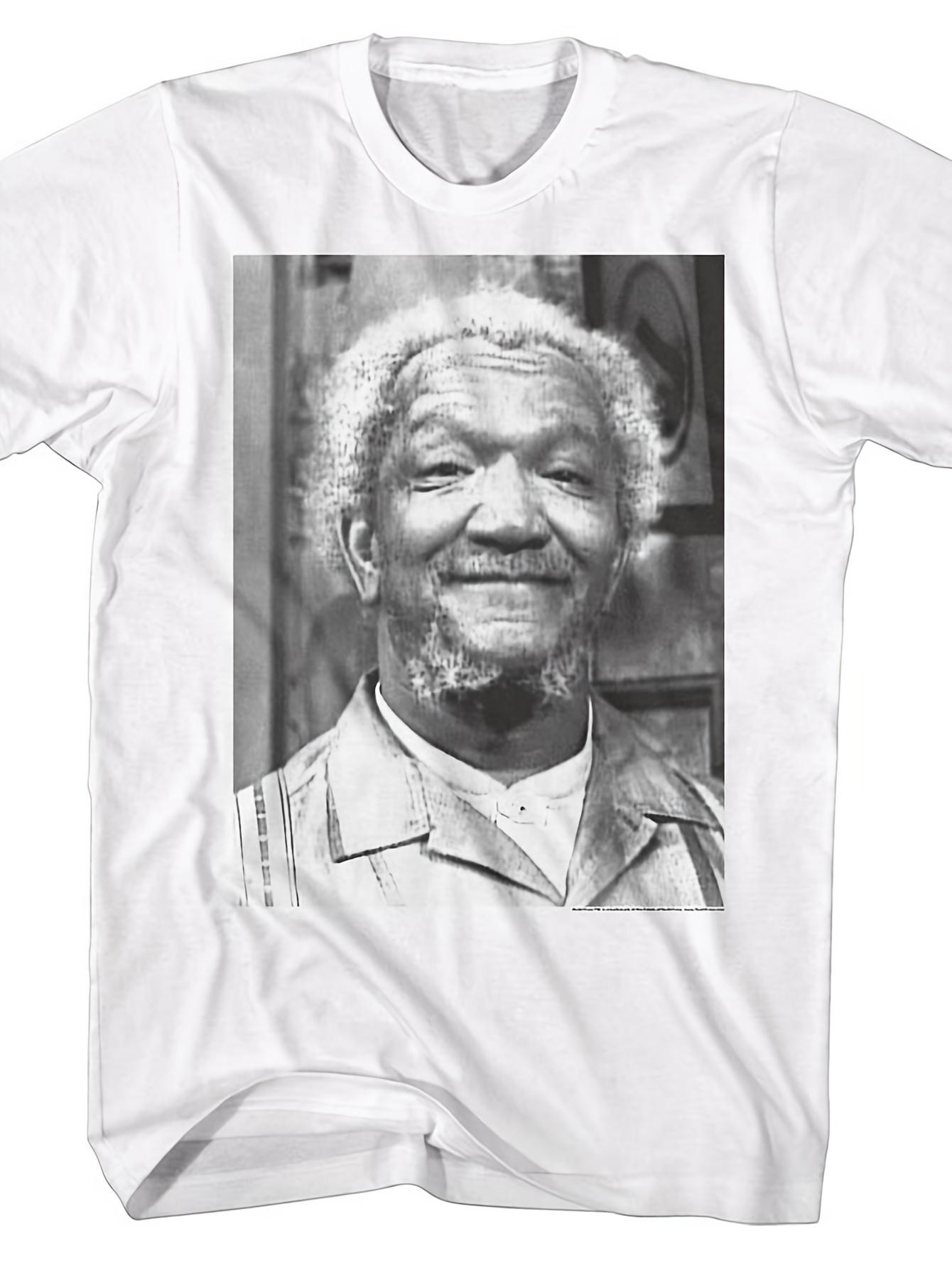 

Redd Foxx S Sanford And Son Resolution White T-Shirt Gift, Unisex, Products, Soft, Breathable, Lightweight 5XL різнокольоровий