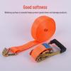 Double Hook 3-Ton Rubber-Coated Steel Frame Polyester Bundling Strap Tightener
