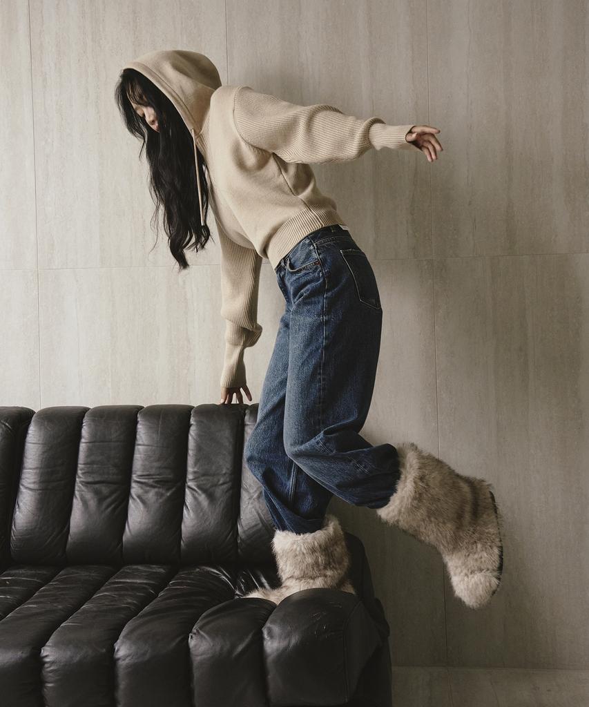 Twvp Puky Fur Middle Boots (3 Colors)