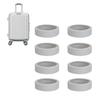 16pcs Luggage Wheel Cover Noise Reduction Vibration Damping Silicone Luggage Suitcase Castor Cover