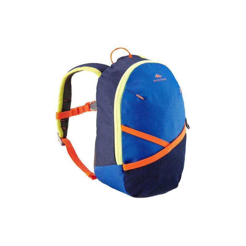 DECATHLON QUECHUA 5L Hiking Zip Closure Polyester Hiking Bag Backpack Regular Men's Oxford Blue Spelling Dark Navy Blue