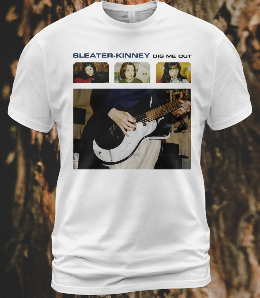 Cotton T-Shirt Sleater-Kinney Dig Me Out Album Carrie Brownstein Corin Tucker Unisex T-Shirt S
