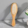 1Pc Paddle Cushion Wood Comb Hair Loss Bamboo Comb Healthy Massage Brush  Hair Scalp