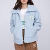 New MLB Dumble Velvet Jackets Unisex Haze Blue 3AJPF0316-50BLL