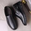 Men's casual leather shoes Cowhide thermal shoes Large size men's shoes Middle-aged and elderly shoes