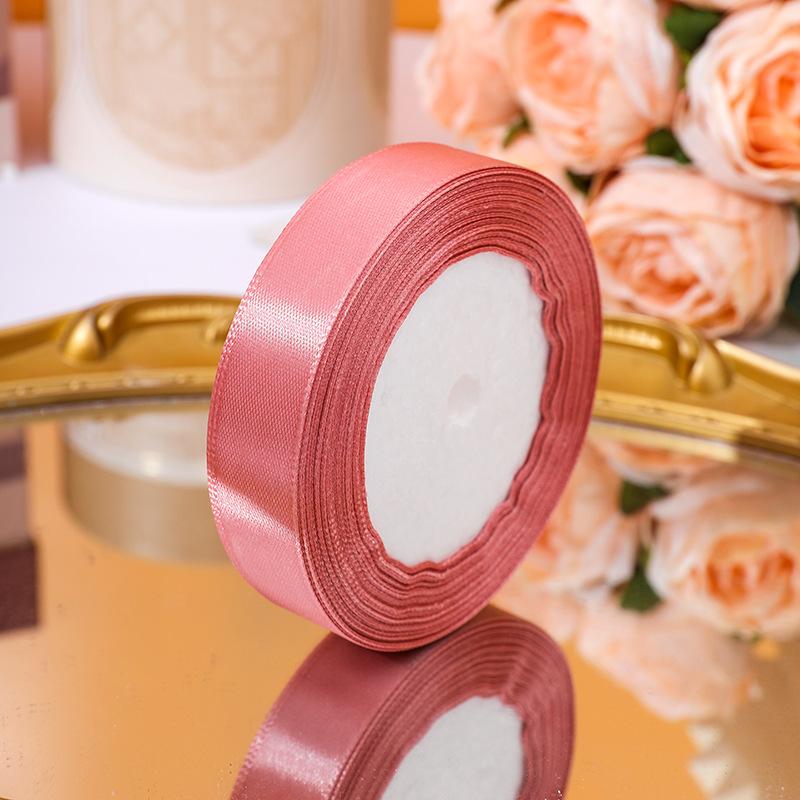 22meters/roll Wide 2cm Satin Ribbon Wedding Holiday Season Party Decor DIY Making Handmade Gift Wrapping Crafting Materials