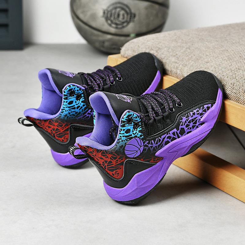 Parent-Child High-End Basketball Shoes Wear-Resistant And Non-Slip High-Top Basketball Shoes Children Adult Comfortable Leisure Sports Basketball Shoe