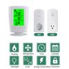TS-2000 LCD Display Wireless Temperature Control Socket Heating and Cooling Program Thermostat Temperature Range 0-60 ° C EU/US