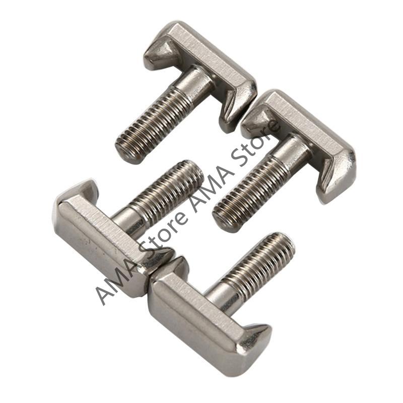X7JF Durable Stainless Steel Battery Cable Terminal Connectors Top Post Positive Negative Car T-Bolt Replacement 19116852