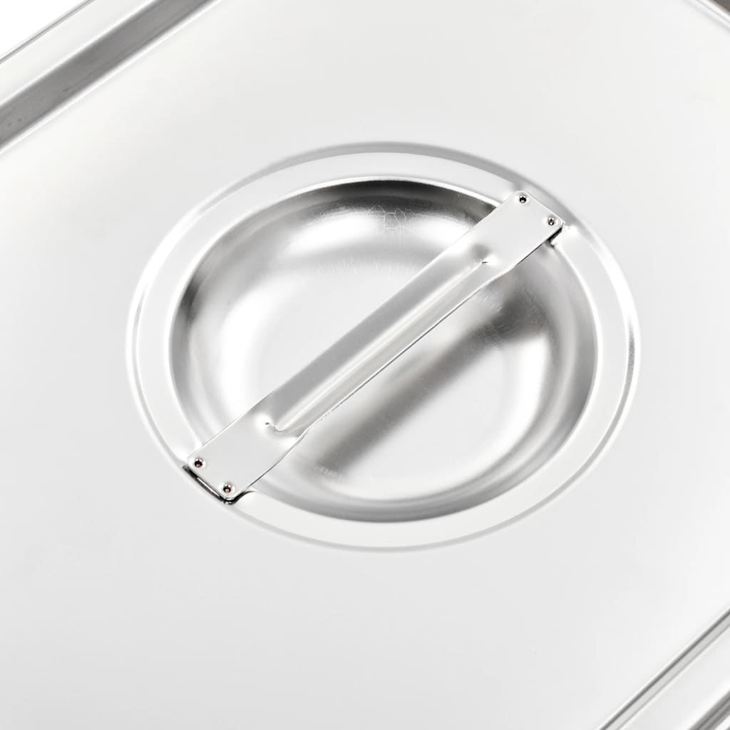Lid for GN 1 2 Containers 2 Pcs. Stainless Steel