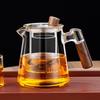 ZISIZ High-Temperature Glass Side Handle Teapot
