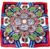 New Designs 90*90cm Square Silk Scarves Women Foulard Head Scarf Ladies Shawl Wrap Bandanna Female Chiffon Hijab Beach Scarf