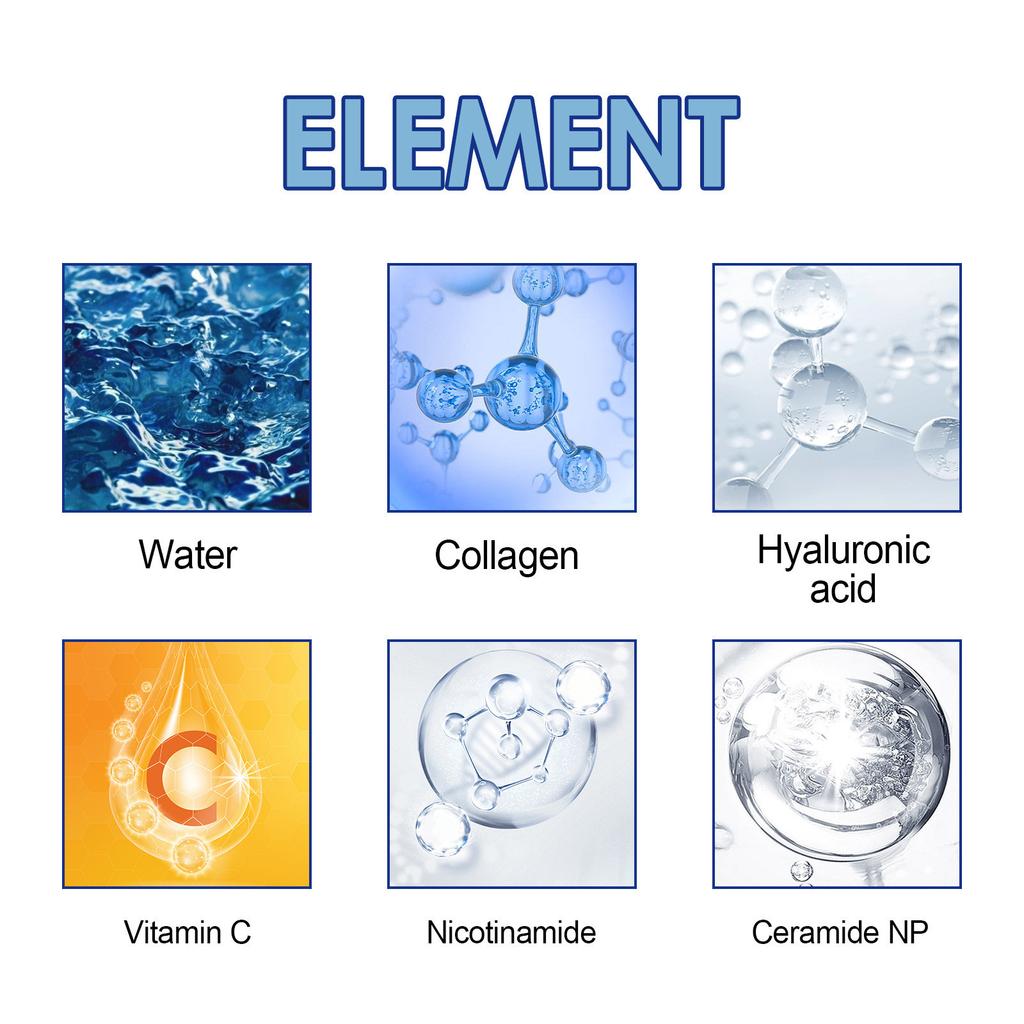 Stock Solution Facial Aging Collagen E, Salicylic & Amino , Facial Reduce Fine Lines, Wrinkles,30ml