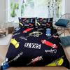 Skateboard Duvet Cover Boys Teens Sports Comforter Cover Microfiber Graffiti Art Twin Bedding Set Double Queen King Size026