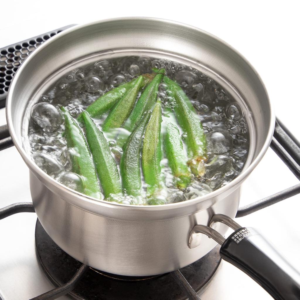 Wahei Freiz 16cm Saucepan 23cm Saucepan with Strainer and Stainless Induction and Gas Enzo Tsubame-Sanjo Overflow-Resistant & Lid, Steel, Compatible,