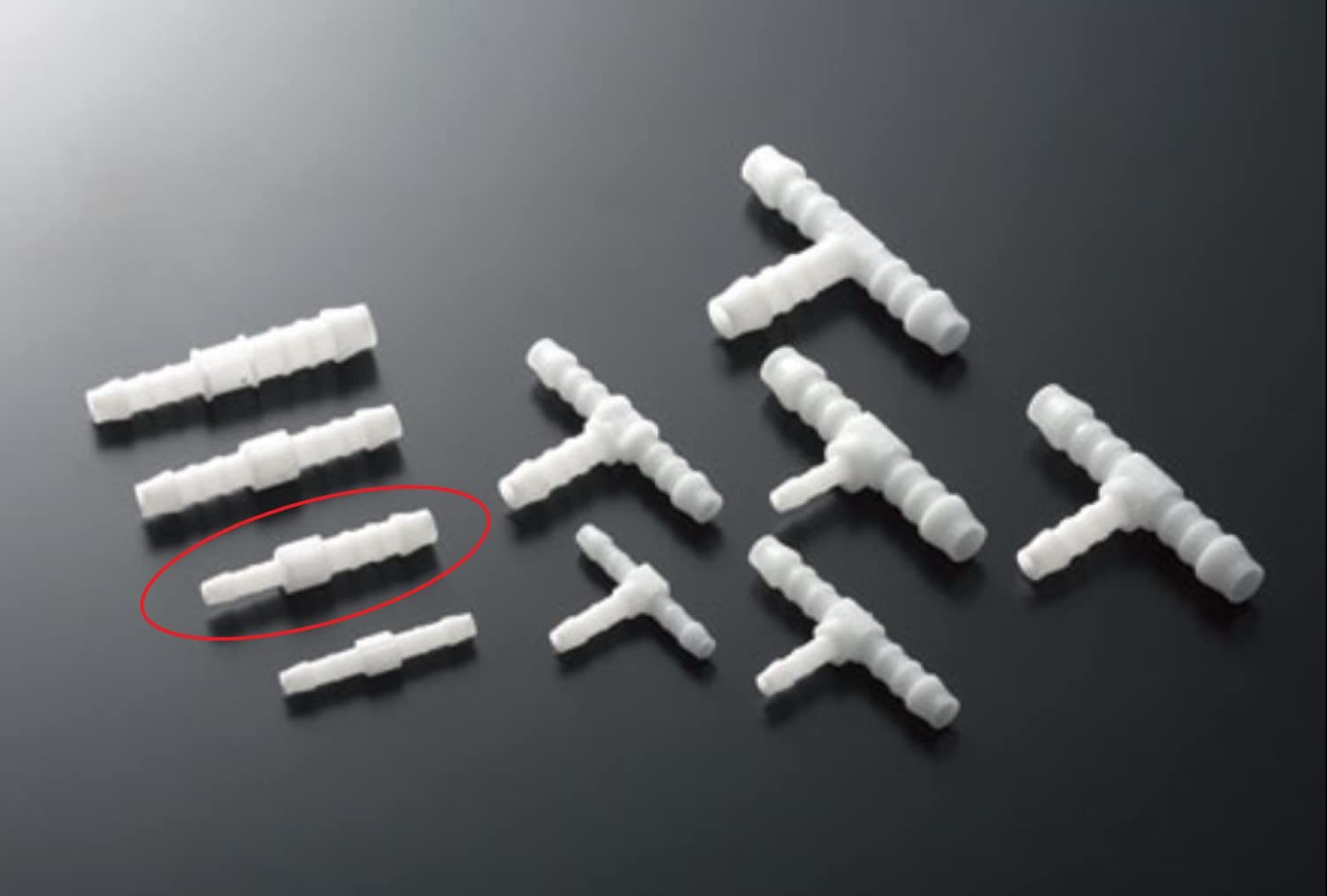Juran Straight 325204 White (Juran) [Hose Joiner] 6-4 белый