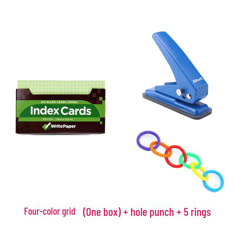 Kaisa Index Cards: Internet Celebrity Sticky Notes for Word Memory & Exam Prep