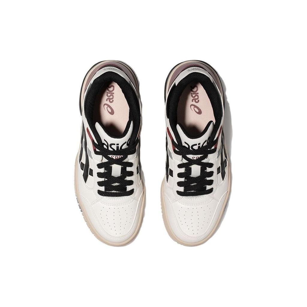 Asics Gel-Spotlyte Synthetic Leather Low Sports Breathable Retro Basketball Shoes Unisex Sneaker White Black 1203A399-101