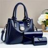 Fashion New Design High-grade Handbag Bag Leisure Large Size Capacity Three-piece Complete Set Single Shoulder Crossbody Bag Practical