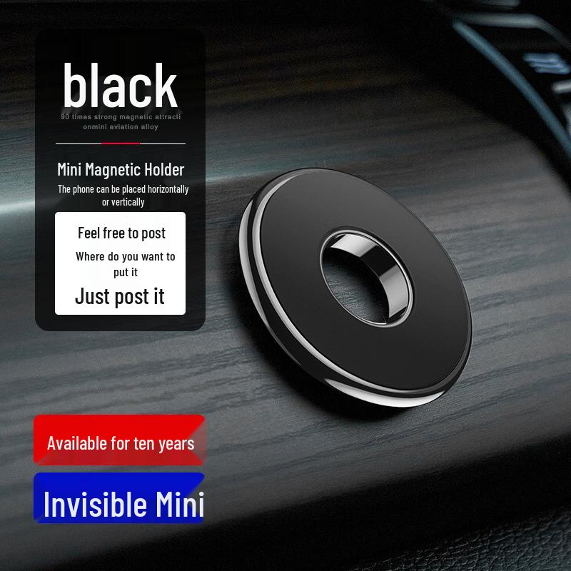 Suport magnetic pentru telefon auto: Suport metalic multifuncțional, cu adeziv puternic