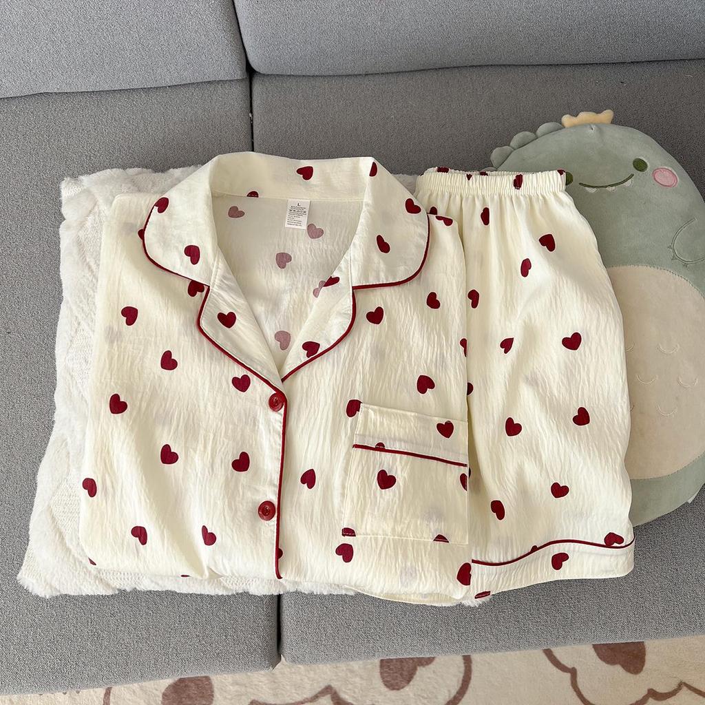 Cloud Cotton Short Sleeve Summer Pajamas for Women - Comfortable, Trendy Shorts Set