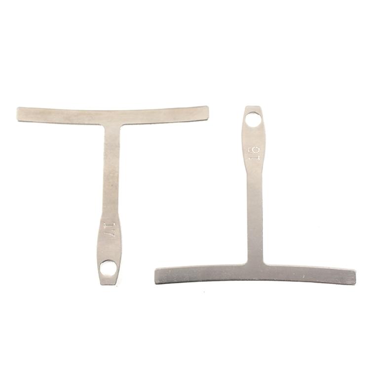 9 Pcs Understring Radius Gauge Guitar Repairing Measuring Tool for Guitar Bass