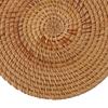 Dining Experience Insulation Pads Rattan Coasters Environmentally Friendly