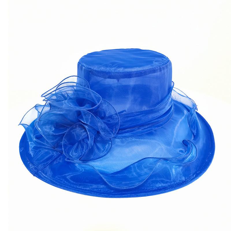 Cappello a Rete Floreale Vintage Con Protezione Solare Per Donne Cappello da Sole Estivo da Spiaggia