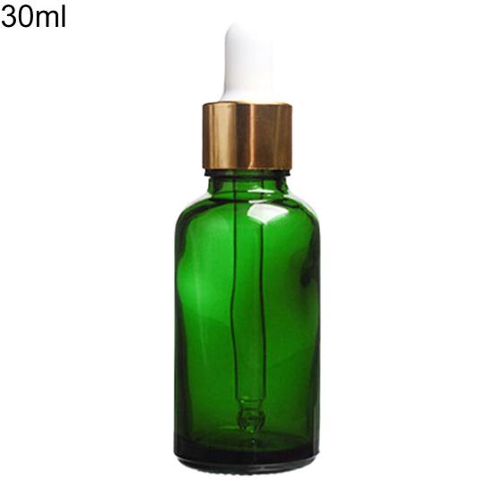 Essential Oil Volatile Liquid Dropper Bottle Green Light-proof Glass Instrument