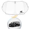 XIKER Toyota Alphard 40 Series Windshield Sunshade with Triangular Heat UV Car Shade Storage Bag Easy Privacy Car Accessories Window, Protection,