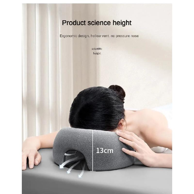 Face Down Pillow Prone Pillow for Prone Face Down Resting Comfort Memory Foam Ergonomics Home Massage Headrest for Beauty Salon