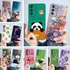 Für Samsung A05s A05 Galaxy SM-A057F A055F Niedlicher Panda Süße Mädchen Katzen Weiches Silikon Gummi Handyhülle für SamsungA05s A05 Hülle