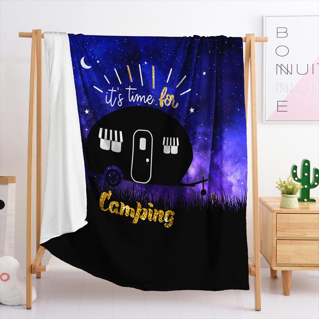 Blanket Flannel Blanket Traveling Rv 3D Digital Printing Blanket Blanket