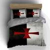 Crusader Cross Motif. Bedding Duvet Cover Sets Duvet Covers Pillowcases Gifts (1 * Duvet Cover 2 * Pillowcases, Without Duvet Insert)