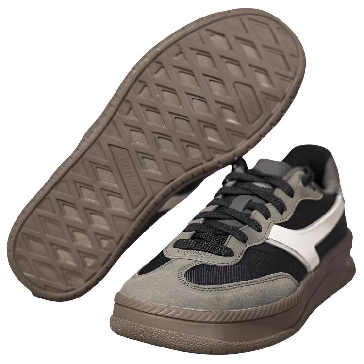 Li Ning Qing Teng Casual Versatile Non-Slip Wear-Resistant Low-Top Skate Shoes Women Sneaker Black AGCV028-2