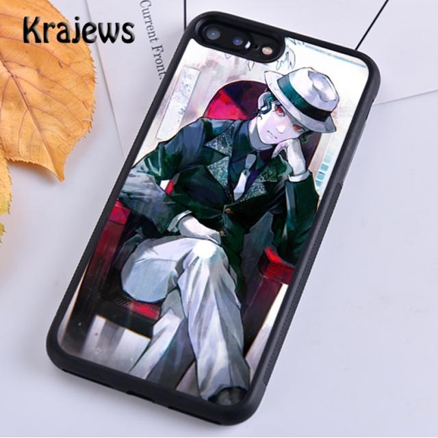 Krajews Kibutsuji Muzan Kimetsu no Yaiba Telefono dėklas iPhone 14 5 SE 6s 7 8 plus X XR XS 11 12 13 pro max Samsung S21 S22ultra