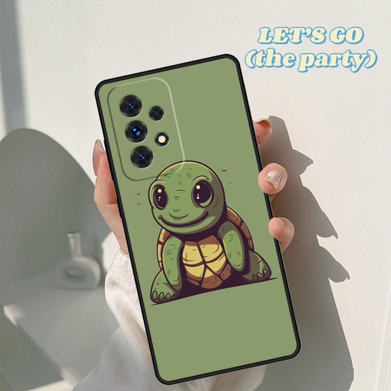 Cute Cartoon Turtle phone case For Samsung Galaxy A42 A31 A40 A51 A71 A32 A80 A91 A52 A72 A73 A20e A21S A50 A70 A11 A12 Cover Samsung A11