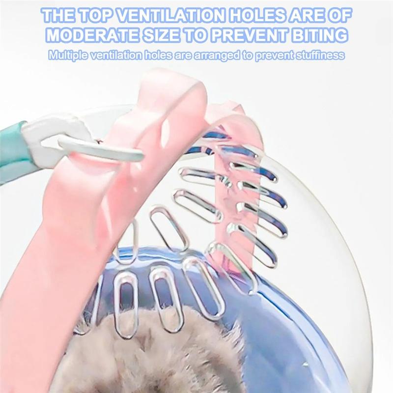 2025 Trend Small Hamster Cage With Water Bottle Travel Cage For Dwarf Hamster Hedgehog Carrier Pet Supplies Carry Case For Gerbi