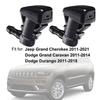 Front Windshield Washer Nozzle Wiper Spray Jet for Jeep Grand Cherokee for Dodge Grand Caravan / Durango # 68269108AA 55372143AB